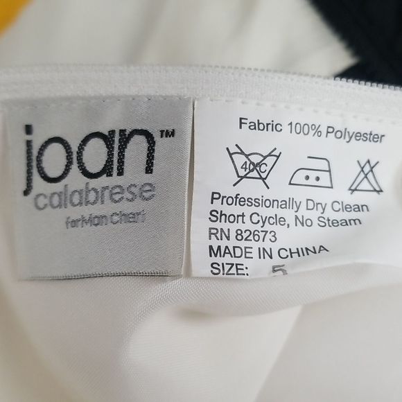 JOAN CALABRESE GIRLS WHITE TULLE AND LACE DRESS SZ 5 - Picture 7 of 8